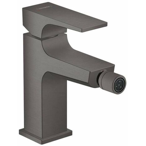 Hansgrohe Metropol - Mitigeur de bidet avec bonde Push-Open, noir chromé brossé 32520340 (1/3)