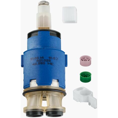 Cartouche thermostatique 28 mm – Technologie GROHE SilkMove – Système d'étanchéité céramique – Limiteur de température intégré – 46580000