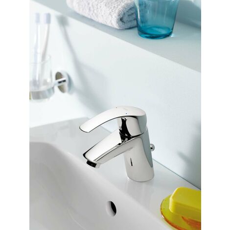 Grohe Bau Ceramic - Set de lavabo et mitigeur de lavabo avec bonde