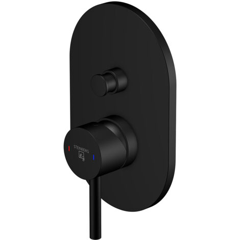 Steinberg 100 - Mitigeur encastré pour 2 appareils, noir mat 100 2103 3 S (1/5)