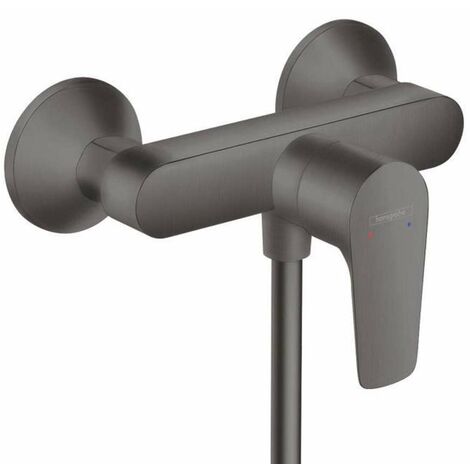 Hansgrohe Talis E - Mitigeur de douche, noir chromé brossé 71760340