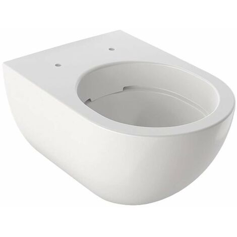 Geberit – WC suspendu Rimfree avec revêtement KeraTect – Céramique blanche – Chasse d'eau 4,5L – Sortie horizontale – Dimensions 350x335x510mm (1/4)