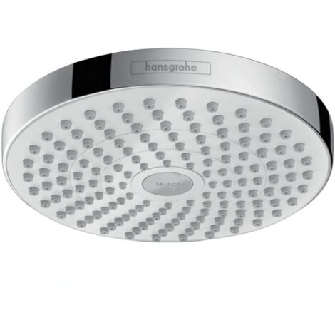 Hansgrohe Croma Select S - Douche de tête 180 2 jets, blanc/chrome 26522400 (1/5)