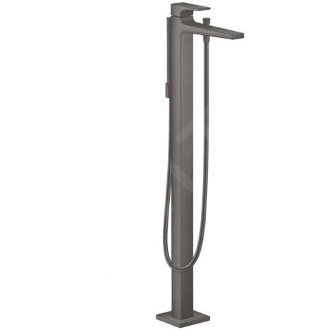 Hansgrohe Metropol - Mitigeur de baignoire à monter au sol, noir chromé brossé 32532340 (1/5)