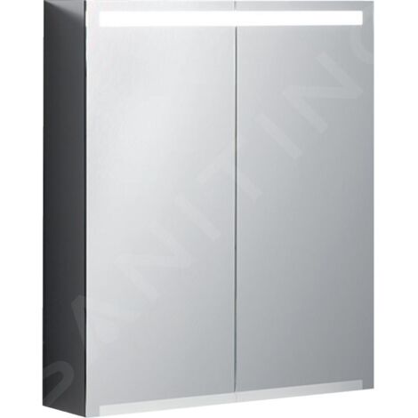 Geberit Option - Armoire de toilette avec éclairage, 75x70x15 cm 500.205.00.1 (1/5)