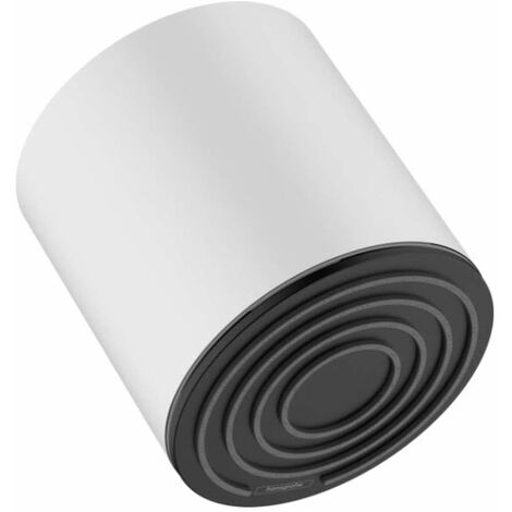 Hansgrohe Pulsify S - Pommeau de douche 105, 1 jet, EcoSmart, blanc mat 24132700