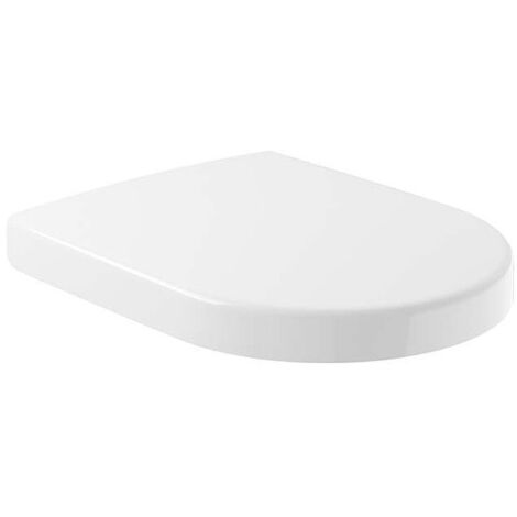 Villeroy & Boch Subway 2.0 - Abattant WC avec couvercle, blanc alpin 9M68Q101 (1/10)