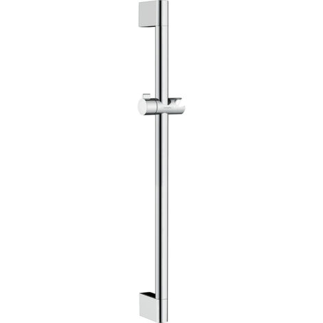 Hansgrohe – Barre de douche Unica Croma 65 cm en laiton chromé – Curseur inclinable à 45° – Supports muraux inclus – 26505000