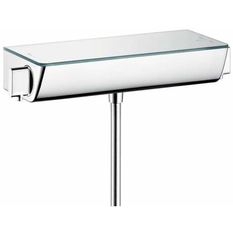 HANSGROHE - Colonne de douche Crometta S 240 1 jet EcoSmart avec mitigeur  thermostatique Ecostat 1001CL Chromé Réf. 27268000