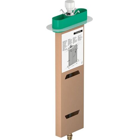 Hansgrohe sBox - Corps d'encastrement pour support de douchette sur bord de baignoire ou plage de carrelage 13560180