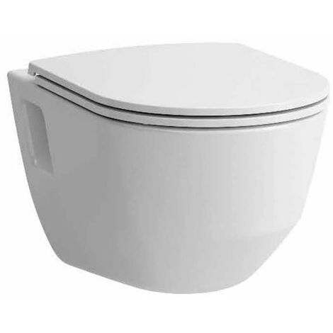 Laufen Pro - WC suspendu avec abattant Slim, Slowclose, Rimless, blanc H8669540000001 (1/5)