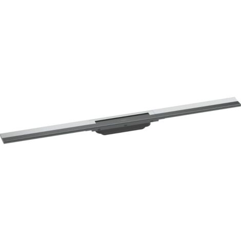 Hansgrohe RainDrain Flex - Caniveau de douche linéaire avec grille en inox 900, pour montage libre, découpable, chrome 56045000