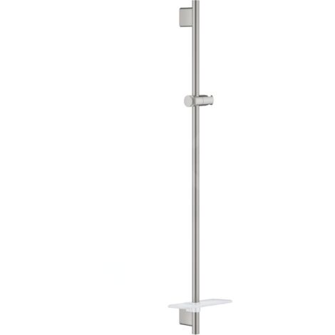 Grohe Rainshower SmartActive - Barre de douche avec tablette, 90 cm, supersteel 26603DC0