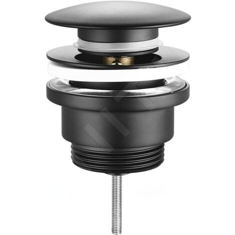 Sapho - Bonde de lavabo, Click Clack, noir CV1002B (1/4)