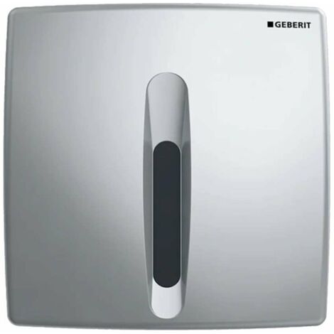Geberit - Commande électronique de chasse d'eau d’urinoir, alimentation secteur, chrome mat 115.817.46.5 (1/3)