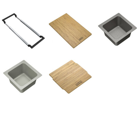 Franke Accessoires - Ensemble ALL-IN 2, ensemble de 5 accessoires d'évier 112.0655.482