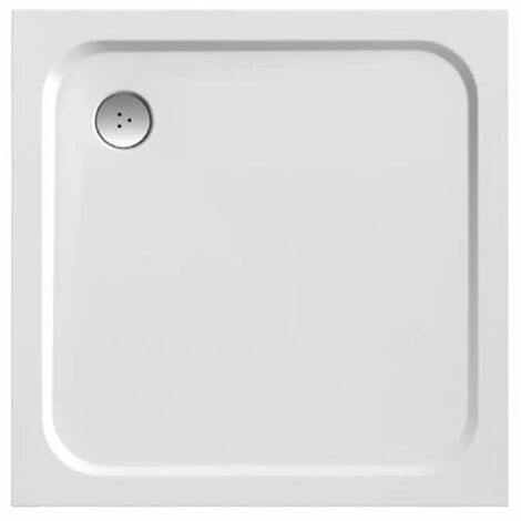 Ravak Galaxy Pro Chrome - Receveur de douche Perseus Pro-90 chrome, 90x90 cm, blanc XA047701010 (1/4)