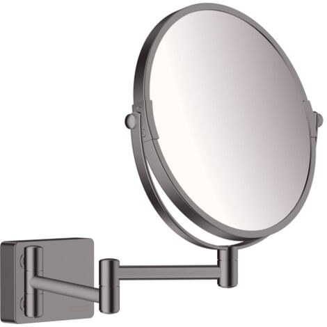 HANSGROHE ADDSTORIS MIROIR DE RASAGE, NOIR CHROMÉ BROSSÉ, 41791340 (1/5)