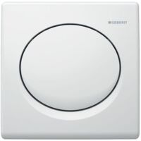 Geberit - Commande de chasse d'eau d’urinoir, blanc alpin 115.820.11.5