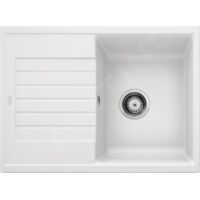 Blanco Zia 45 - Évier en Silgranit, 680x500 mm, Compact, blanc 524725
