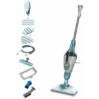 Black & Decker – Nettoyeur vapeur 1600W avec réservoir 500ml – Longueur câble 6m – Fonction AutoSelect pour surfaces variées – BHSM166DSMQS - MOP 6 EN