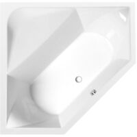 Polysan - Baignoire d´angle FLOSS 145x145x50 cm, blanc 98611