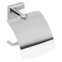 Sapho X-SQUARE - Porte-rouleau toilette avec couvercle, chrome XQ700
