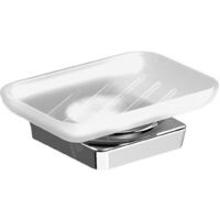 Sapho Zen - Porte-savon avec support, verre dépoli/chrome 161003