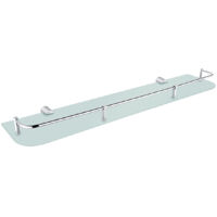 Nimco Bormo étagère de salle de bain verre mat, 60 cm BR 11091AX-60-26