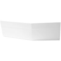 Polysan Tigra - Panneau frontal, longueur 1500 mm, droit, blanc 72935