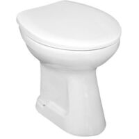 Jika – Cuvette pour WC à poser sortie verticale centrale – Chasse d'eau profonde – Dimensions 465 x 365 x 405 mm – H8212270000001