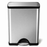 Simplehuman - Poubelle 50 l, inox CW1816