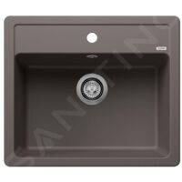 Blanco Legra 6 - Évier en silgranit, 585x500 mm, gris 527269