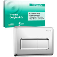 Hansgrohe iFrame Original Q - Plaque de déclenchement, chrome 66001000