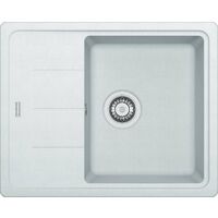Franke Basis - Évier en fragranit BFG 611-62, 62x50 cm, blanc artic 114.0285.103