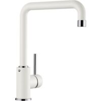 Blanco – Mitigeur de cuisine blanc avec bec pivotant 360° – Finition Silgranit Look – Débit 15 L/mn – Cartouche céramique – 523107