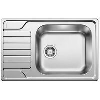 Blanco Dinas XL 6 - Évier, 78x50 cm, inox brossé 525121
