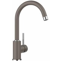 Blanco – Mitigeur de cuisine gris/chrome – Hauteur 327mm – Bec pivotant 360° – Cartouche céramique – 526965