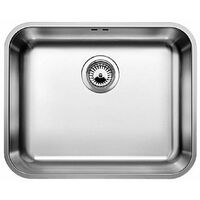 Blanco – Évier 1 bac inox brossé 53x43 cm – Montage sous plan de travail – Profondeur 175 mm – Compatible broyeur – 518205