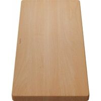 Blanco – Planche à découper hêtre massif 530x260 mm – À poser sur évier – Épaisseur 28 mm – Agrandit le plan de travail