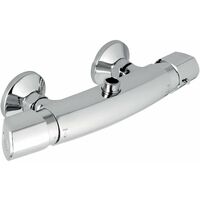 Novaservis Metalia 57 - Mitigeur thermostatique de douche avec sortie supérieure, chrome 57963/1,0
