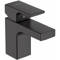 hansgrohe Vernis Shape mitigeur lavabo 71560670 avec tirant garniture de vidange , noir mat