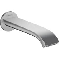Hansgrohe – Bec déverseur mural chrome 202 mm – Jet WaterfallStream 24,3 l/min – Technologie AirPower – 75410000