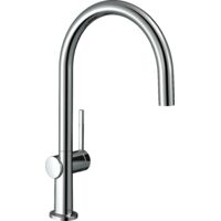 Hansgrohe – Mitigeur d'évier Talis – Finition chrome – Hauteur sous bec 220mm – Rotation 360° – Jet laminaire – Cartouche céramique – 72804000