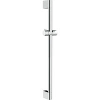 Hansgrohe – Barre de douche 65 cm en chrome – Curseur réglable 45° – Supports muraux en plastique – 26505000