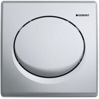 Geberit - Commande de chasse d'eau d’urinoir, chrome mat 115.820.46.5