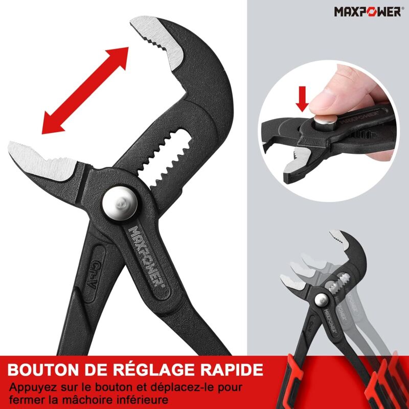 Pince multiprise alligator knipex 250mm plombier plieuse tuyau