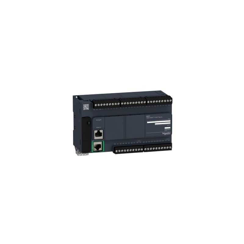 Controllore M221 40 I/O Transistor Pnp, Ethernet - SCHNEIDER TM221CE40T