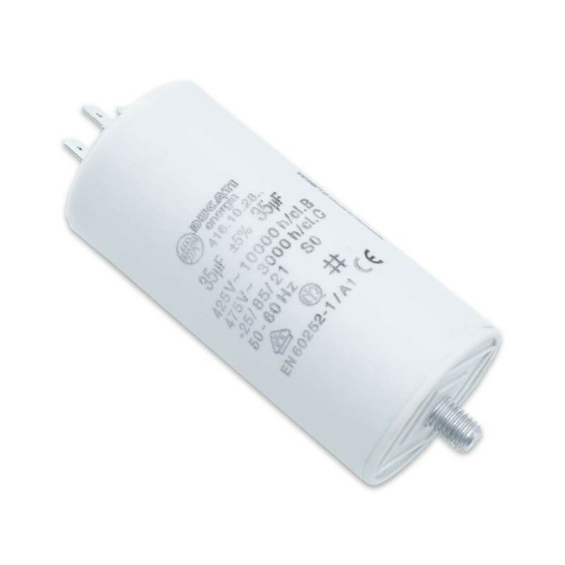 Condensatore 450V 35 UF con doppio Faston Codolo