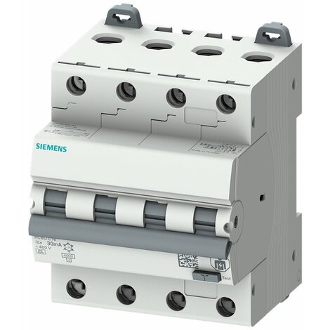 Interruttore Magnetotermico Differenziale RCBO, 6 kA, 4P Tipo A, 300mA, C-Char, In: 25A Un: 400V